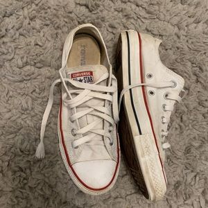 White low top converse